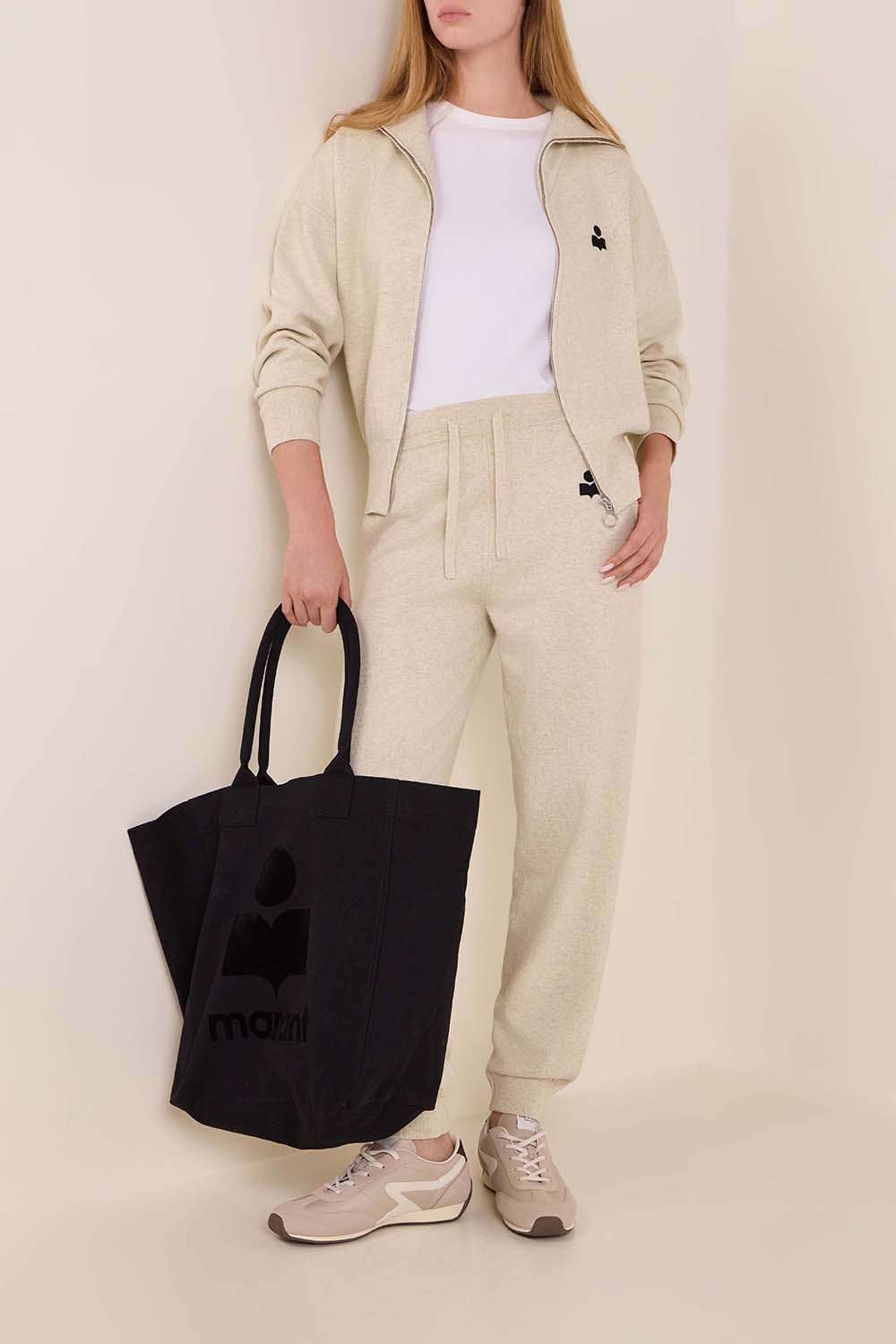 מכנסי ג'וג סרוגים